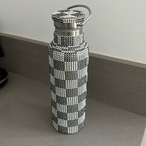 Collina strada checkered rhinestone water bottle